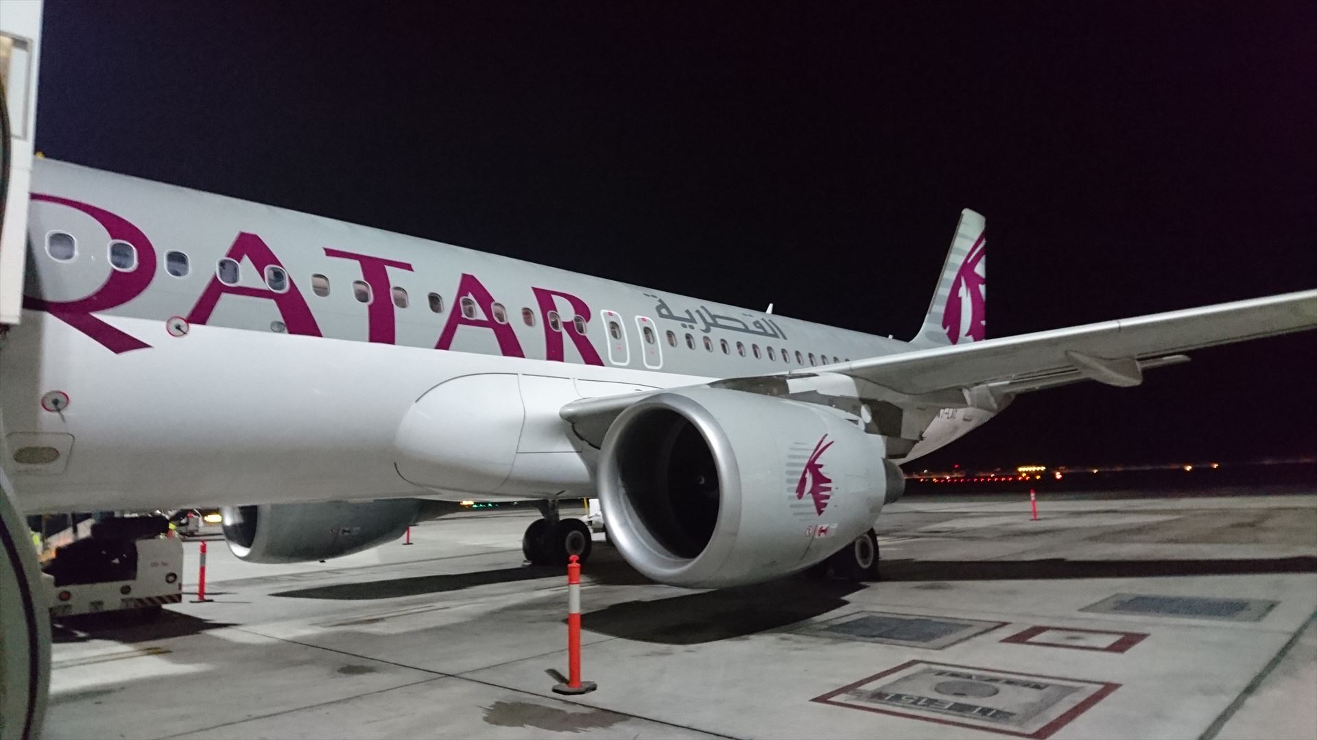カタール航空QR1142 A320ビジネスクラス搭乗記～オマーン入国